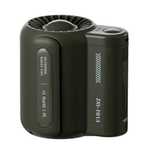 Mini Portable Electric Camping Fan Rechargeable 3 Speeds